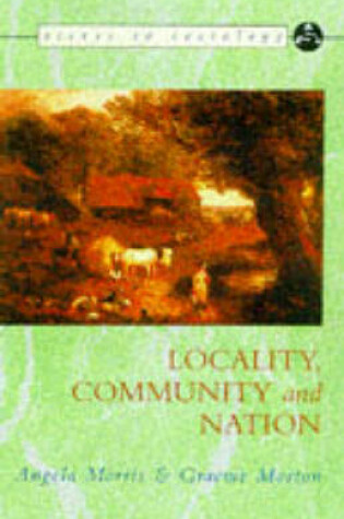Cover of Locality, Community and Nation