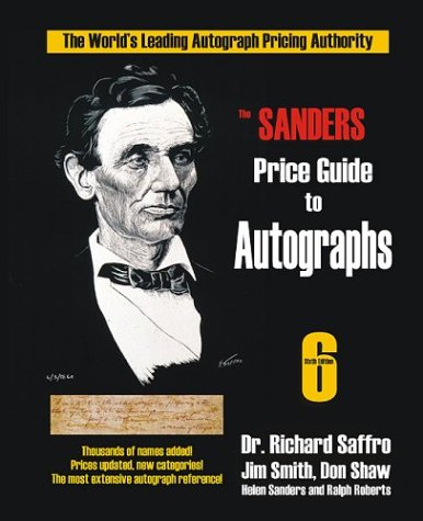 Cover of The Sanders Price Guide to Autographs