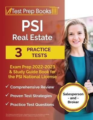 Book cover for PSI Real Estate Exam Prep 2022 - 2023