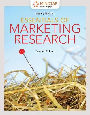 Book cover for Mindtap Marketing, 1 Term (6 Months) Printed Access Card for Babin's Essentials of Marketing Research, 7th