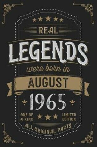 Cover of Real Legends were born in August 1965