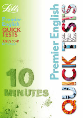 Book cover for KS2 10-11 English Premier 10 Minute Quick Tests