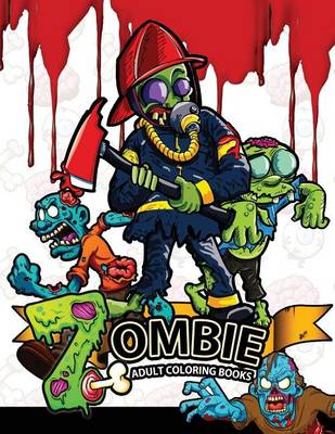 Book cover for Zombie Adults coloring books