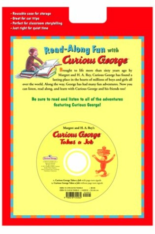 Cover of Curious George Takes a Job Book & CD