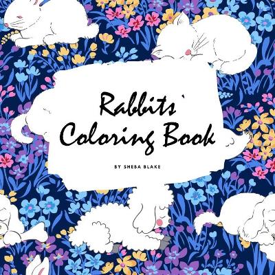 Book cover for Rabbits Coloring Book for Children (8.5x8.5 Coloring Book / Activity Book)