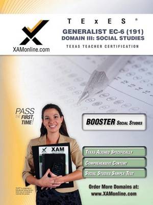 Book cover for TExES Generalist Ec-6 191 Social Studies Boost Edition