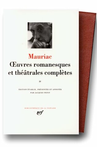 Cover of Oeuvres Romanesques Et Theatrales Completes, 4