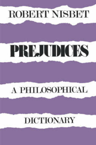 Cover of Prejudices