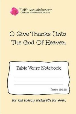 Cover of O Give Thanks to the God of Heaven