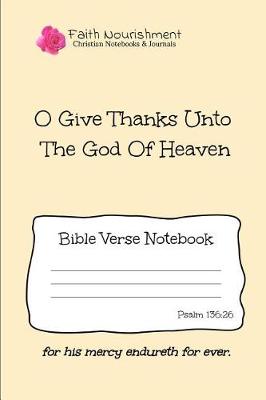 Book cover for O Give Thanks to the God of Heaven