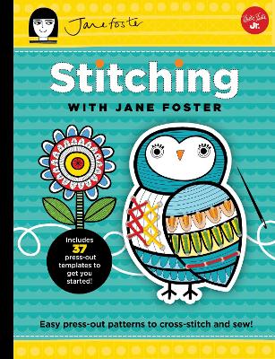 Book cover for Stitching with Jane Foster