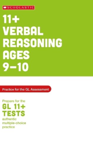 Cover of 11+ Verbal Reasoning Practice and Test for the GL Assessment Ages 09-10