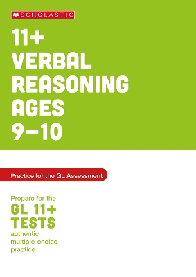 Cover of 11+ Verbal Reasoning Practice and Test for the GL Assessment Ages 09-10