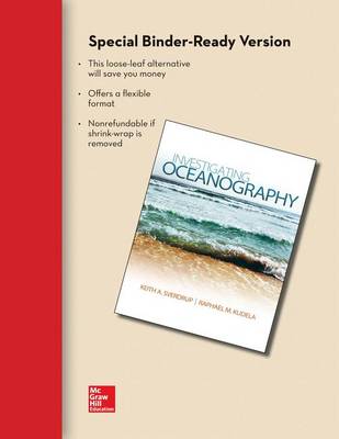 Book cover for Loose Leaf Version for Investigating Oceanography with Connect Access Card