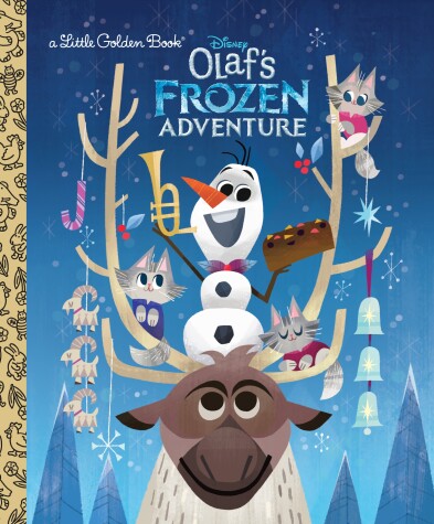 Book cover for Olaf's Frozen Adventure Little Golden Book (Disney Frozen)