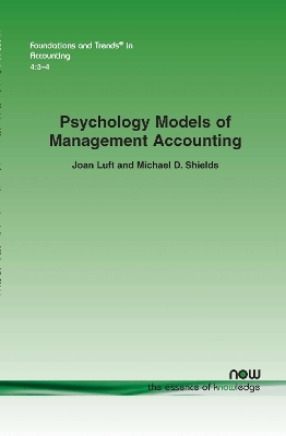 Cover of Psychology Models of Management Accounting