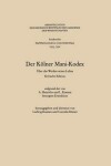 Book cover for Der Koelner Mani-Kodex