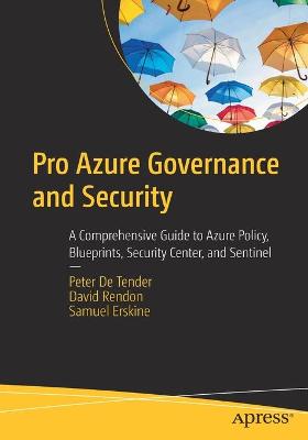 Book cover for Pro Azure Governance and Security