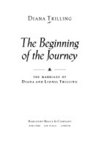 Cover of The Beginning of the Journey