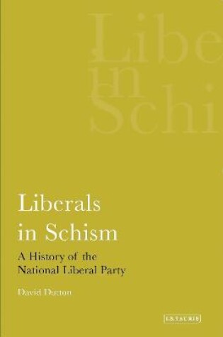 Cover of Liberals in Schism