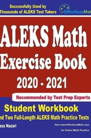 Cover of ALEKS Math Exercise Book 2020-2021