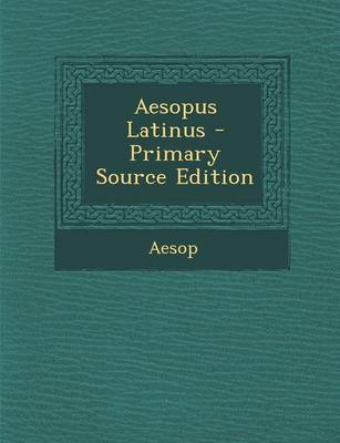 Book cover for Aesopus Latinus