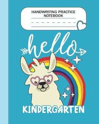 Book cover for Handwriting Practice Notebook - Hello Kindergarten