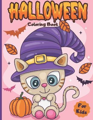 Book cover for Halloween Coloring Book for kids