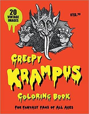 Book cover for Creepy Krampus Coloring Book