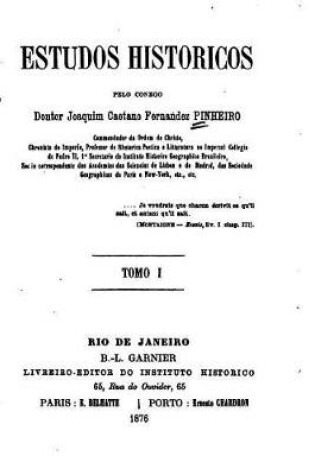 Cover of Estudos historicos - Tomo I