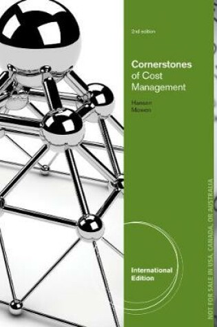 Cover of Cornerstones of Cost Management, International Edition