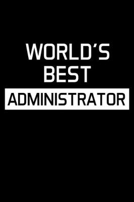 Book cover for World's Best Administrator