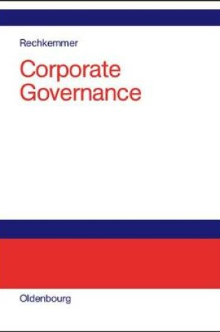 Cover of Corporate Governance