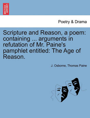 Book cover for Scripture and Reason, a Poem