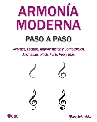 Book cover for Armonia Moderna Paso a Paso