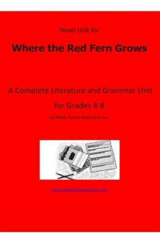 Cover of Novel Unit for Where the Red Fern Grows