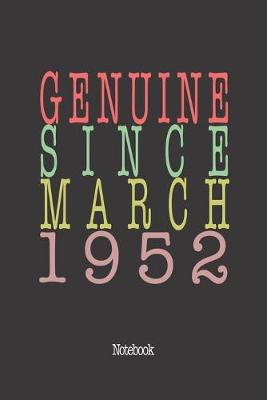 Book cover for Genuine Since March 1952