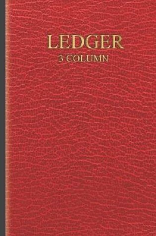 Cover of 3 Column Ledger