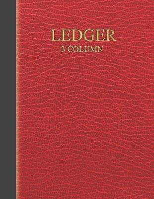 Book cover for 3 Column Ledger