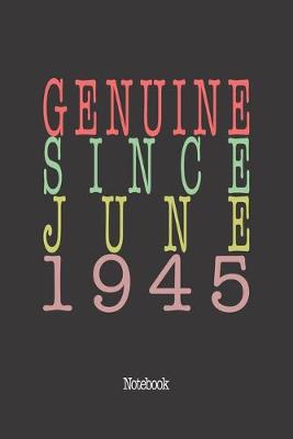 Book cover for Genuine Since June 1945