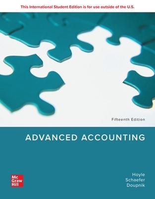 Book cover for Advanced Accounting ISE