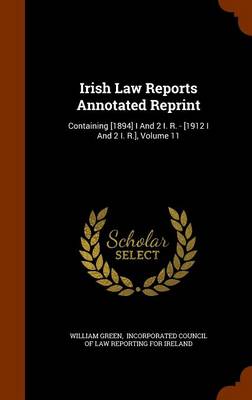 Book cover for Irish Law Reports Annotated Reprint