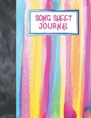 Book cover for Song Sheet Journal