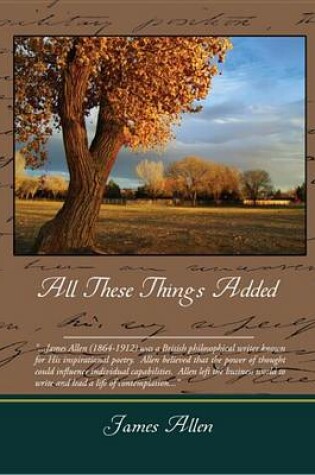 Cover of All These Things Added (eBook)