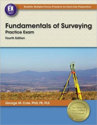 Book cover for Fundamentals of Surveying Practice Exam