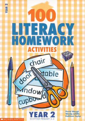 Book cover for 100 Literacy Homework Activities for Year 2