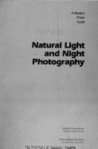 Cover of Natural Light and Night Photography