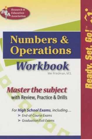 Cover of Numbers and Operations Math Workbook