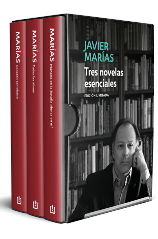 Cover of Estuche edición limitadaJavier Marías: Tres novelas esenciales / Three Essent ia l Novels