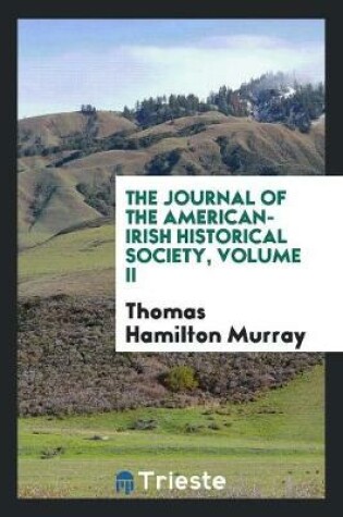 Cover of The Journal of the American-Irish Historical Society, Volume II